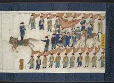 Horsemanship Competition for the Shunzhi Emperor, dated 1662. Creator: Nardunbu