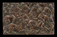 Horsemen Fighting, c. 1480. Creator: Unknown