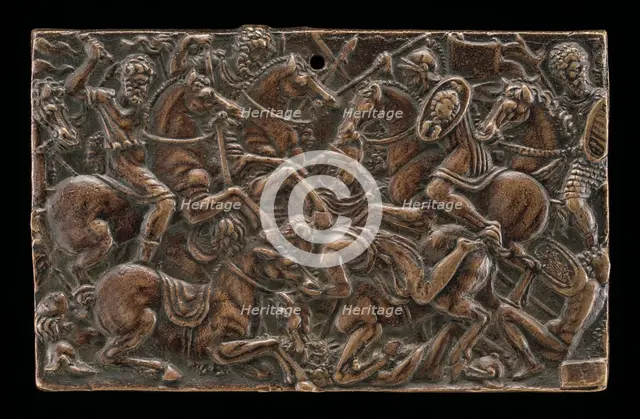 Horsemen Fighting, c. 1480. Creator: Unknown.