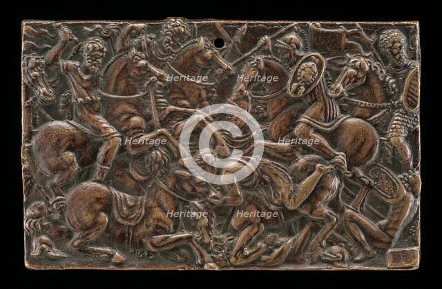 Horsemen Fighting, c. 1480. Creator: Unknown.