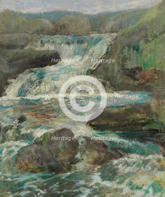Horseneck Falls, ca. 1889-1900. Creator: John Henry Twachtman.