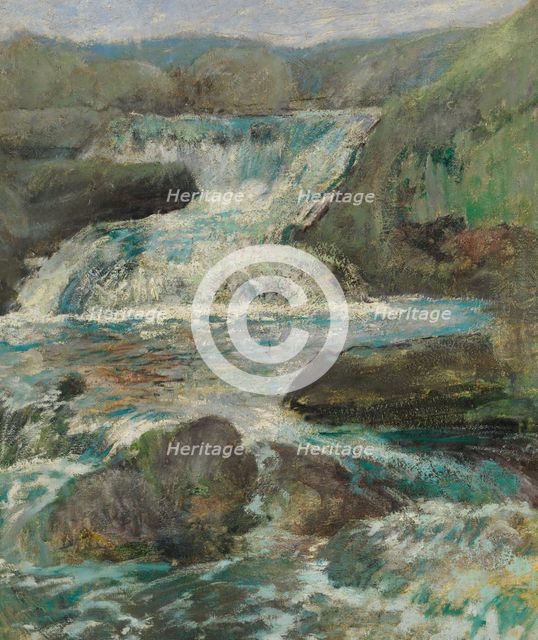 Horseneck Falls, ca. 1889-1900. Creator: John Henry Twachtman.
