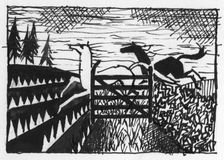 Horses, 1951. Creator: Shirley Markham