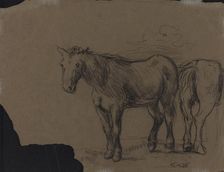 Horses. Creator: Alexandre Gabriel Decamps