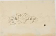 Horses Fighting, n.d. Creator: Sawrey Gilpin