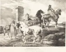 Horses Going to a Fair, 1821. Creator: Theodore Gericault