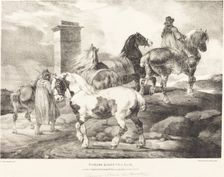 Horses Going to a Fair, 1821. Creator: Theodore Gericault