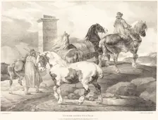 Horses Going to a Fair, 1821. Creator: Theodore Gericault