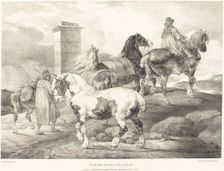 Horses Going to a Fair, 1821. Creator: Theodore Gericault