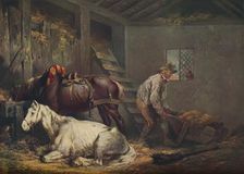Horses in a Stable 1791. Artist: George Morland