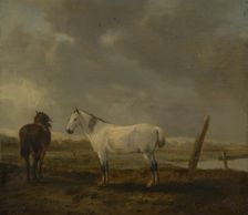 Horses in the Pasture, 1644. Creator: Pieter Wouwerman