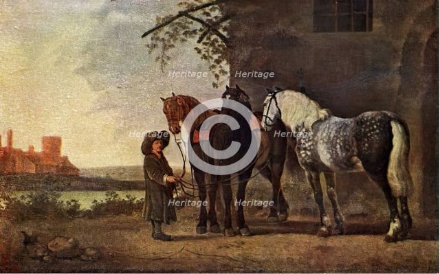Horses, late 17th - early 18th century. Creator: Abraham Pietersz van Kalraet.