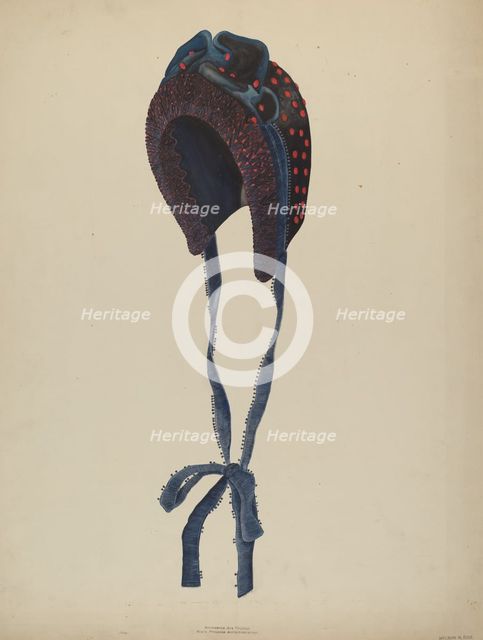 Horseshoe Bonnet, 1935/1942. Creator: Wilbur M Rice.