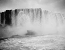 Horseshoe Fall, from Maid of the Mist, Niagara Falls, New York, ca 1900. Creator: Unknown