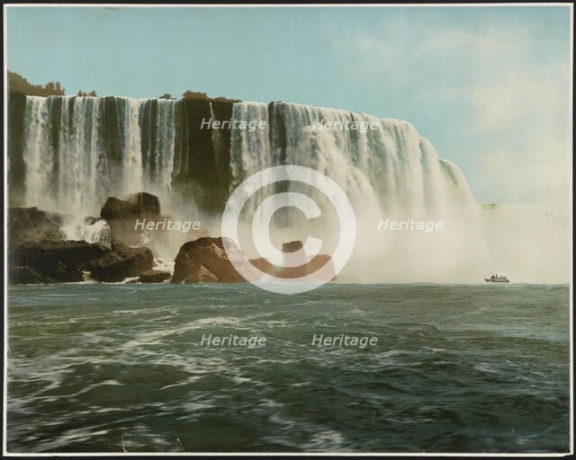 Horseshoe Fall, Niagara, c1901. Creator: William H. Jackson.