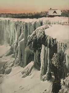 Horseshoe Falls from Canadian side, ca 1900. Creator: Unknown