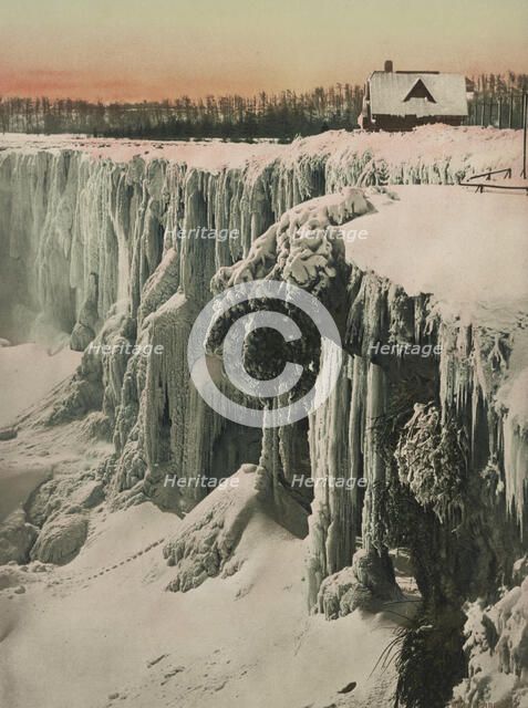 Horseshoe Falls from Canadian side, ca 1900. Creator: Unknown.