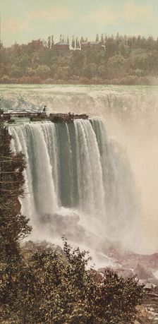 Horseshoe Falls from Goat Island, Niagara, ca 1900. Creator: Unknown