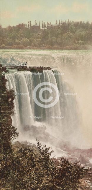 Horseshoe Falls from Goat Island, Niagara, ca 1900. Creator: Unknown.