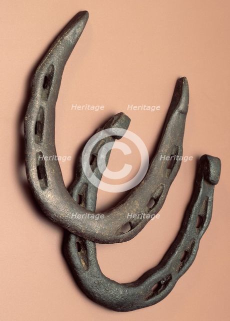 Horseshoes, 12th century. Creator: Unknown.