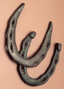 Horseshoes, 12th century. Creator: Unknown