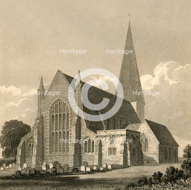 'Horsham Church', 1835. Creator: Charles J Smith.