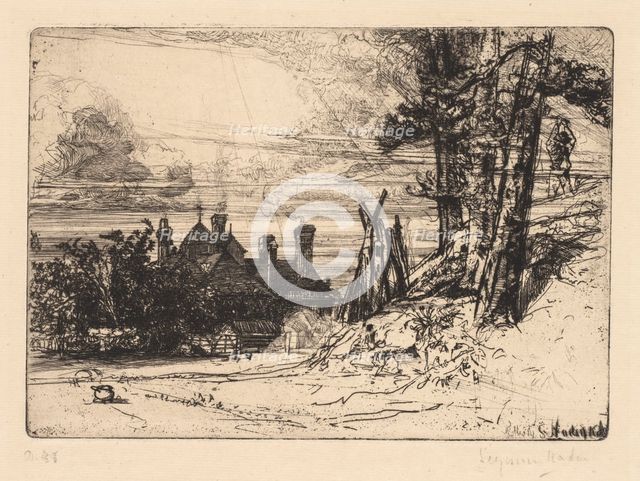 Horsley’s House at Willesley, 1865. Creator: Francis Seymour Haden (British, 1818-1910).
