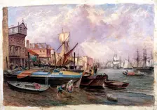 Horsleydown, Bermondsey, London, c1850. Artist: JJ Crew