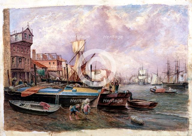 Horsleydown, Bermondsey, London, c1850. Artist: JJ Crew