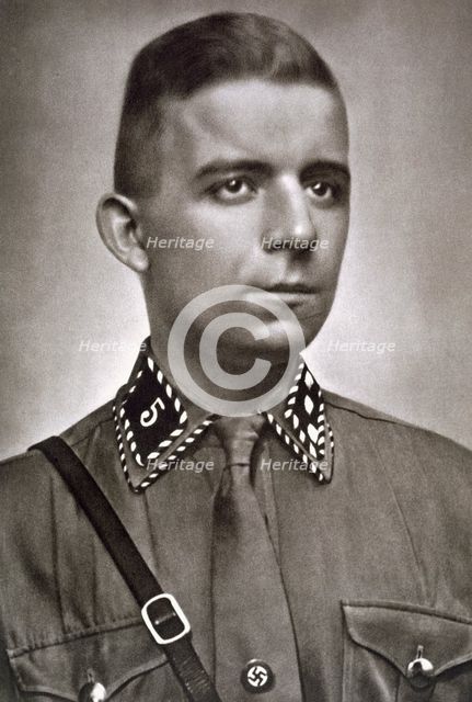 Horst Wessel, German Nazi activist, c1926-1930. Creator: Unknown.