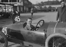Horstman of TL Edwards, JCC 200 Mile Race, Brooklands, 1921. Artist: Bill Brunell