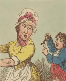 Horror, January 1, 1800., January 1, 1800. Creator: Thomas Rowlandson