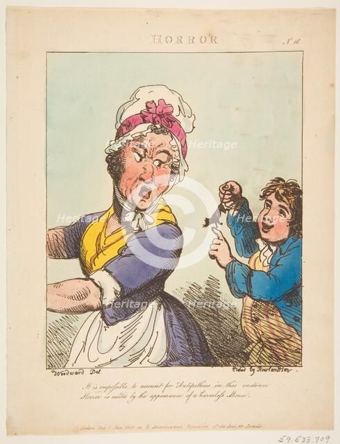 Horror, January 21, 1800. Creator: Thomas Rowlandson.