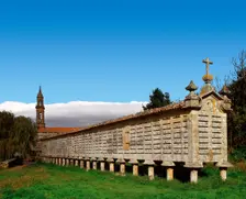 Horreo of Carnota, La Coruna province, Galicia, Spain, 2010. Creator: LTL