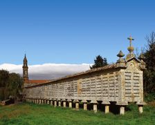 Horreo of Carnota, La Coruna province, Galicia, Spain, 2010. Creator: LTL