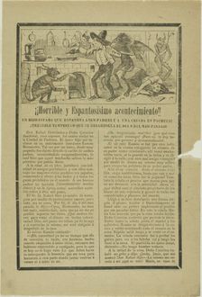 Horrible and Frightening Event!, n.d. Creator: José Guadalupe Posada