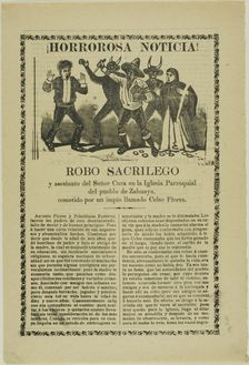 Horrible News!, n.d. Creator: José Guadalupe Posada