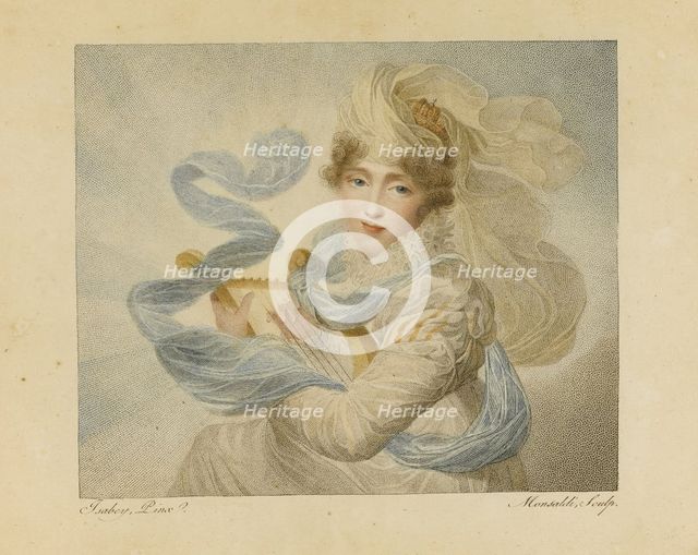 Hortense de Beauharnais. Artist: Monsaldi, Antoine Maxime (1768-1816)