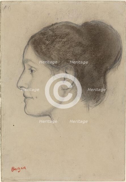 Hortense Valpinçon, 1883. Creator: Edgar Degas.