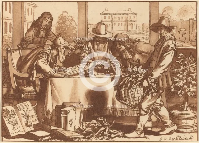 Horticulturist, 1780, published 1787. Creator: Cornelis Brouwer.