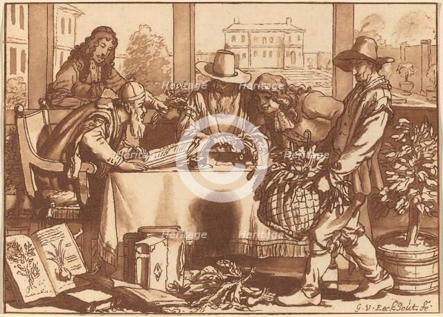 Horticulturist, 1780, published 1787. Creator: Cornelis Brouwer.