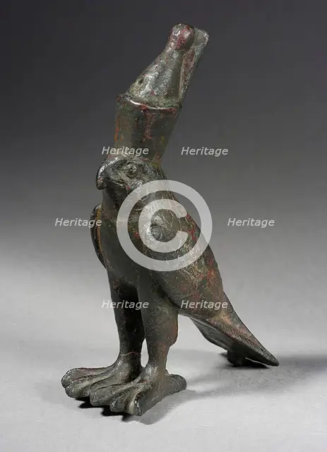 Horus Falcon Figurine, Late Period-Ptolemaic Period (711-30 BCE). Creator: Unknown.
