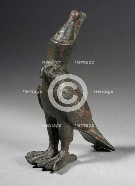 Horus Falcon Figurine, Late Period-Ptolemaic Period (711-30 BCE). Creator: Unknown.