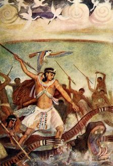 Horus in Battle 1915. Creator: Evelyn Paul