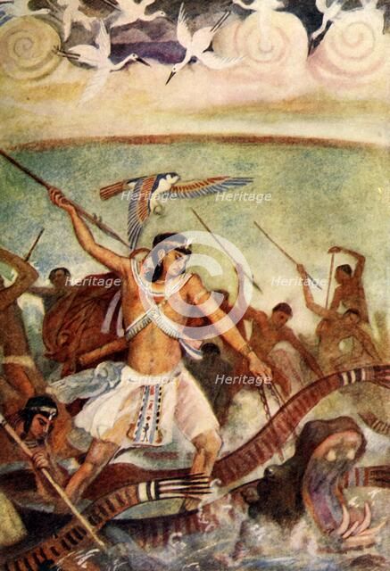 'Horus in Battle', 1915. Creator: Evelyn Paul.