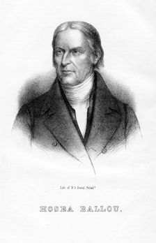 Hosea Ballou, American Universalist clergyman and theological writer, (1854)