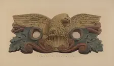 Hoseholder with Fire Company Insignia, 1935/1942. Creator: Elmer G Anderson
