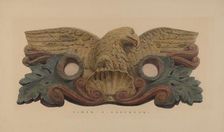 Hoseholder with Fire Company Insignia, 1935/1942. Creator: Elmer G Anderson