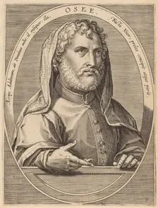 Hosiah, published 1613. Creator: Theodoor Galle
