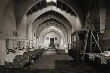 Hospital de la Santa Cruz, Barcelona: a ward, c1900. Creator: Unknown